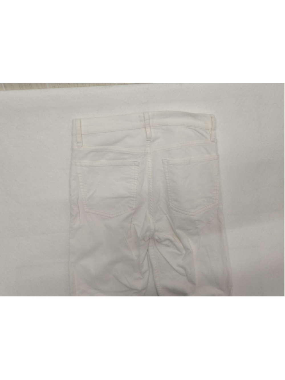 J Crew Vintage Slim Straight White Corduroy Pants Classic Preppy Fall Size 27 - Picture 9 of 9